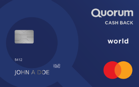 Quorum Cash Back World Mastercard®