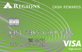 Regions Cash Rewards Visa® Signature