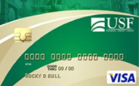 USF Federal Credit Union Green & Gold Visa®