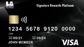 Los Angeles Federal Credit Union Signature Rewards Platinum