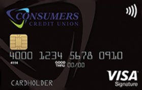 Consumers Credit Union Visa Signature Rewards