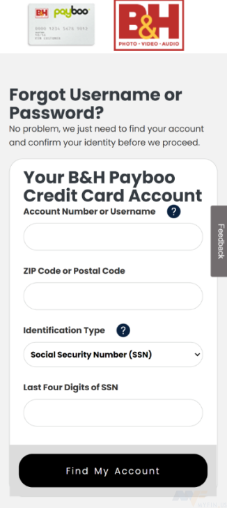 B&H Payboo Credit Card: Login & Customer Service Phone Number