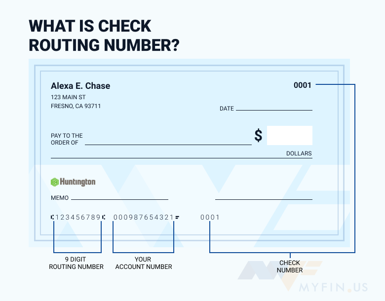 Huntington routing number