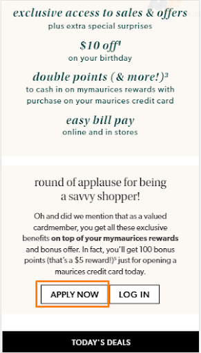 Maurices Credit Card: Login & Customer Service Phone Number