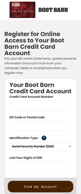 Boot Barn Credit Card Login Customer Service Phone Number